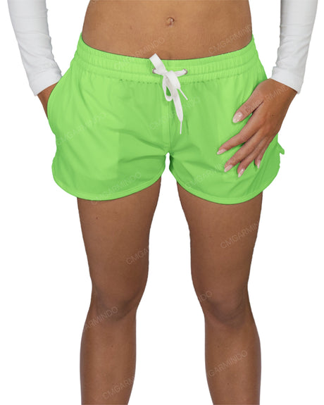 Relaxed Dolphin Hem Shorts