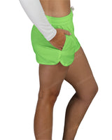 Relaxed Dolphin Hem Shorts