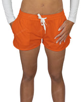 Relaxed Dolphin Hem Shorts