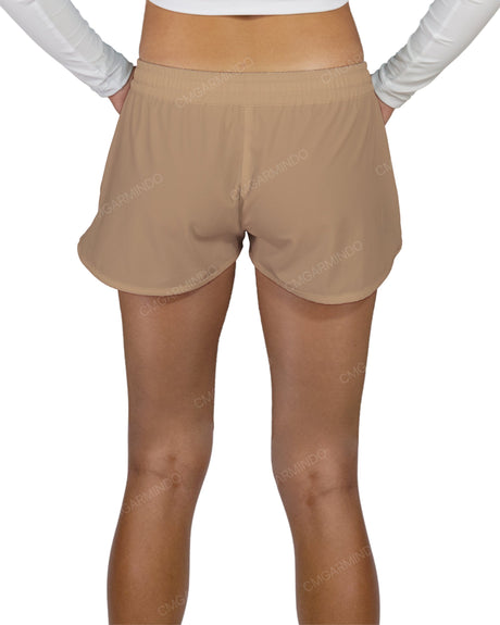 Relaxed Dolphin Hem Shorts