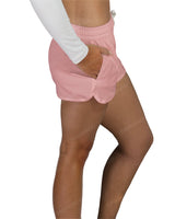 Relaxed Dolphin Hem Shorts