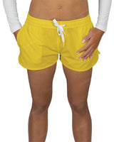 Relaxed Dolphin Hem Shorts