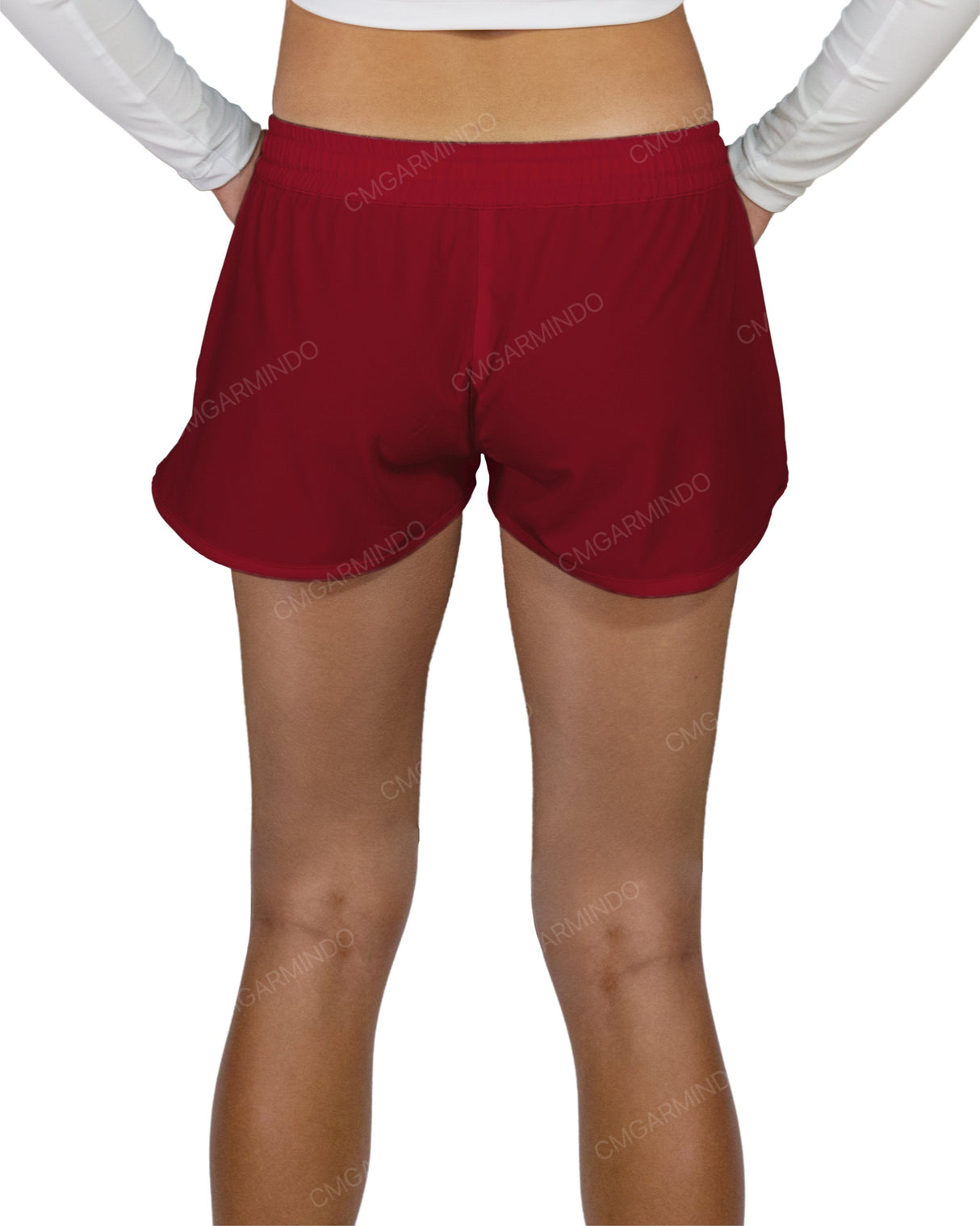 Relaxed Dolphin Hem Shorts