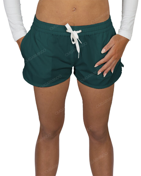 Relaxed Dolphin Hem Shorts