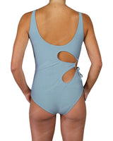 Crew Neck Right Flower One Piece