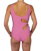 Crew Neck Right Flower One Piece