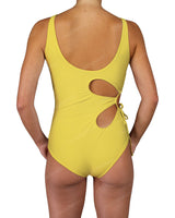 Crew Neck Right Flower One Piece