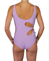 Crew Neck Right Flower One Piece