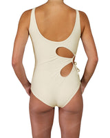 Crew Neck Right Flower One Piece