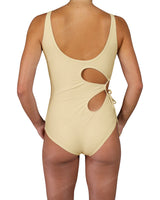 Crew Neck Right Flower One Piece