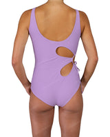 Crew Neck Right Flower One Piece