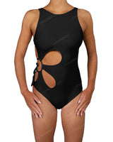 Crew Neck Right Flower One Piece