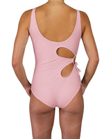 Crew Neck Right Flower One Piece