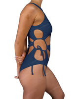Crew Neck Right Flower One Piece