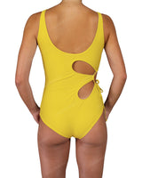 Crew Neck Right Flower One Piece