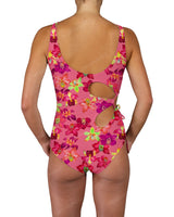 Crew Neck Right Flower One Piece