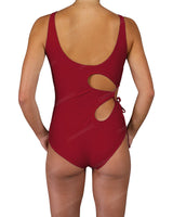 Crew Neck Right Flower One Piece