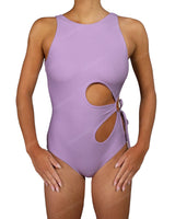 Crew Neck Left Flower One Piece
