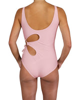 Crew Neck Left Flower One Piece
