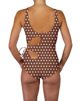 Crew Neck Left Flower One Piece