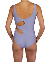 Crew Neck Left Flower One Piece
