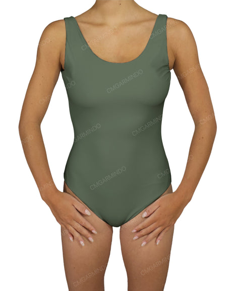 Round Neck One Piece