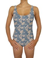 Square Neck One Piece