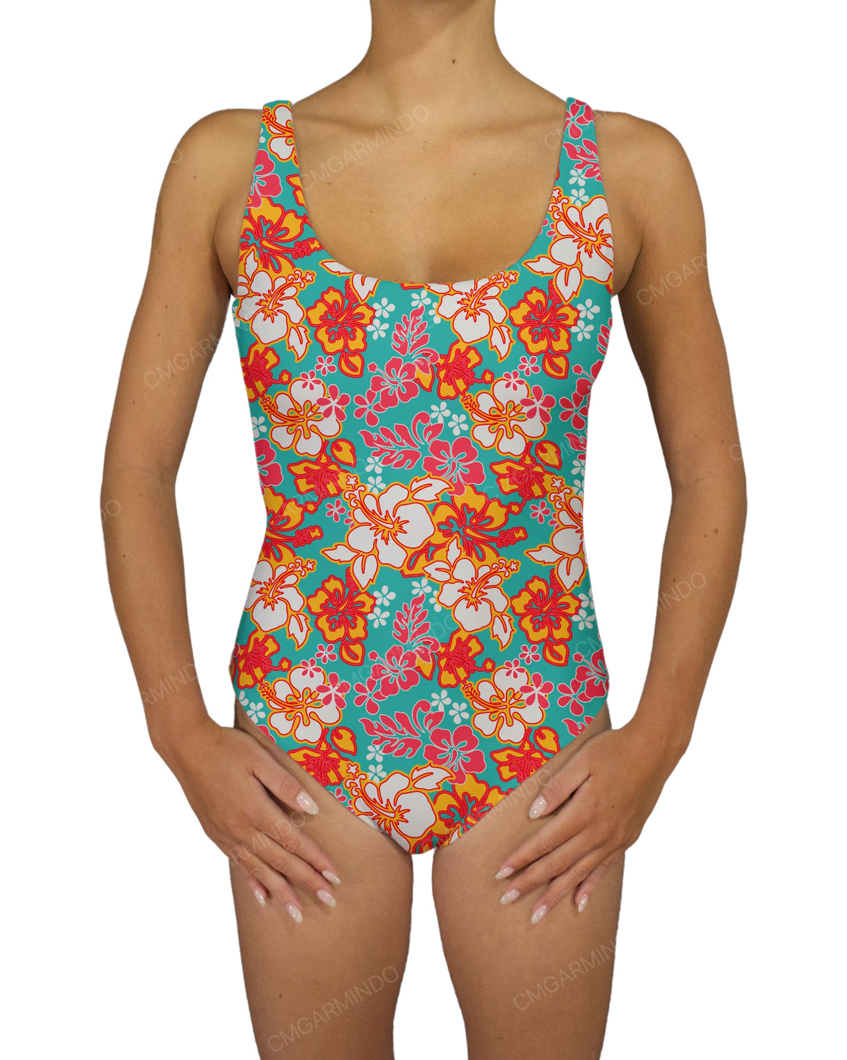 Square Neck One Piece