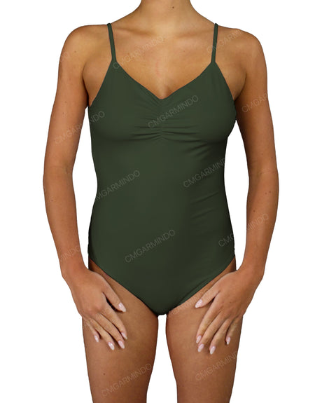 Scrunched Front One Piece