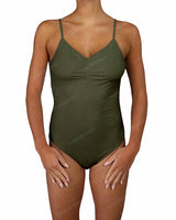 Scrunched Front One Piece