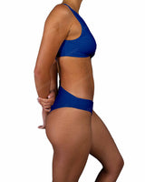 V-Neck Scrunched Cut Out One Piece