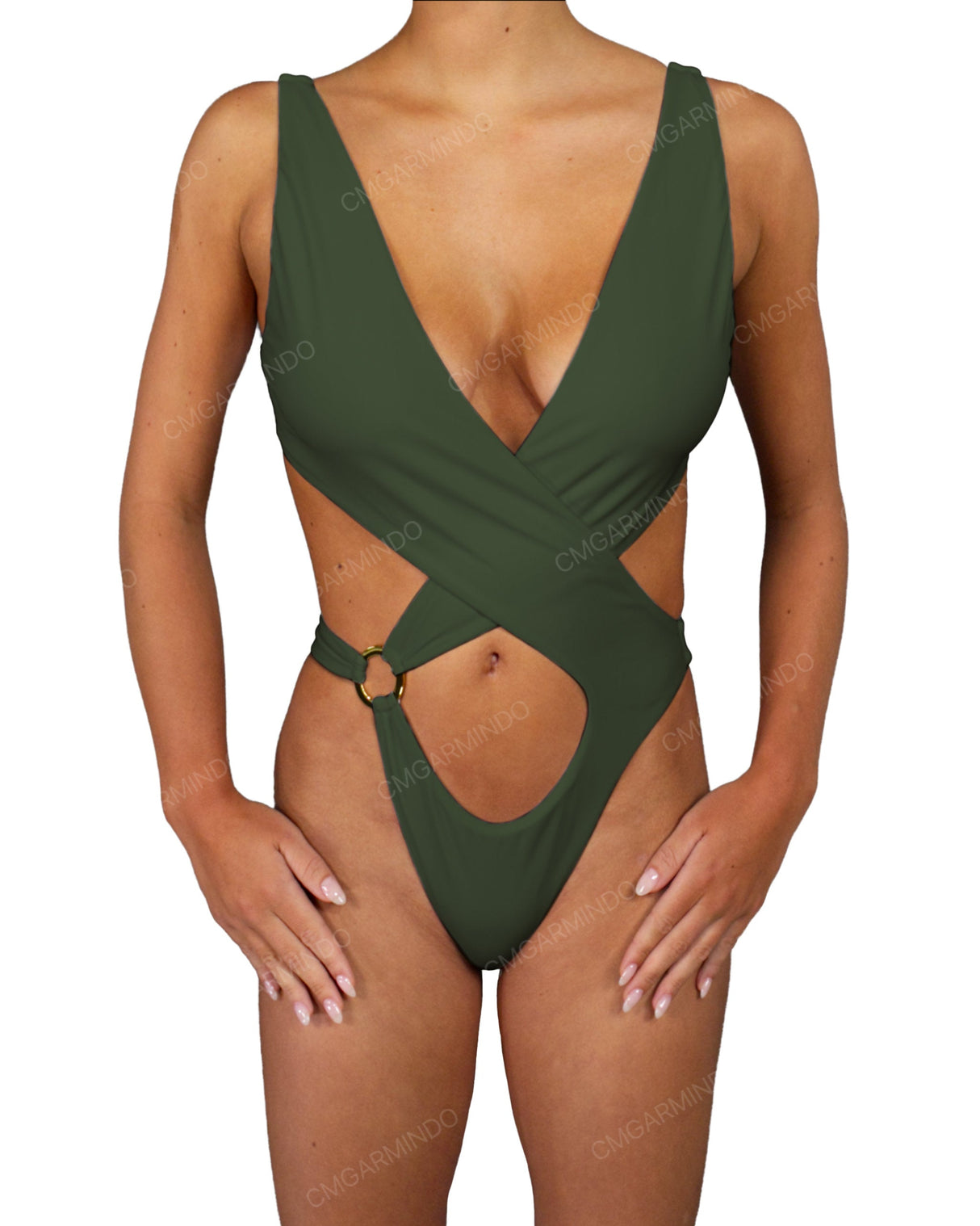 Cross Front One Piece