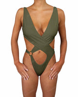Cross Front One Piece