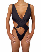 Cross Front One Piece