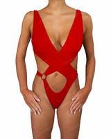 Cross Front One Piece