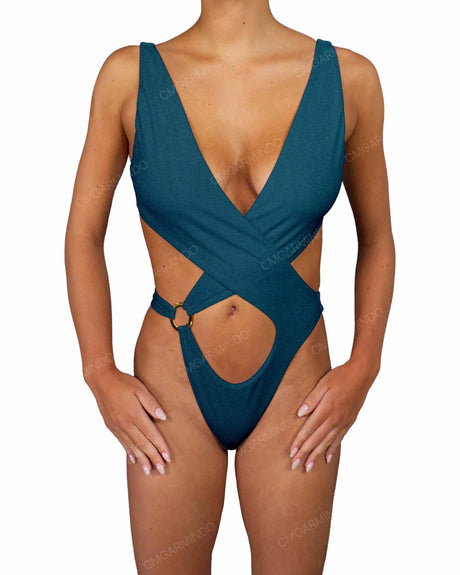 Cross Front One Piece