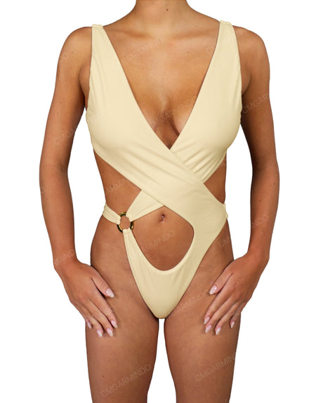 Cross Front One Piece