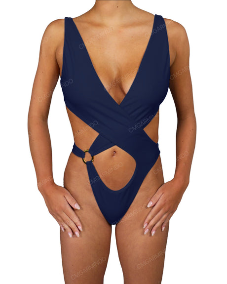 Cross Front One Piece
