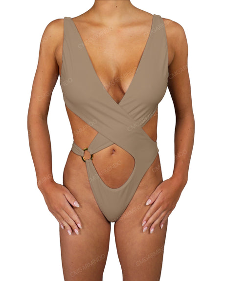 Cross Front One Piece