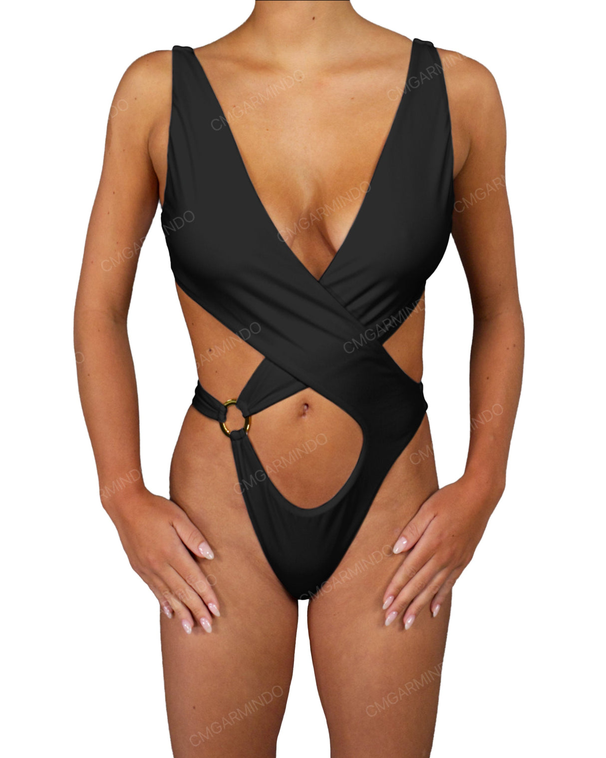 Cross Front One Piece