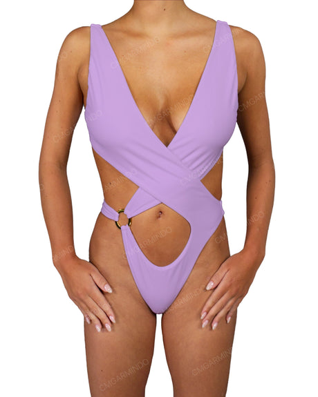 Cross Front One Piece