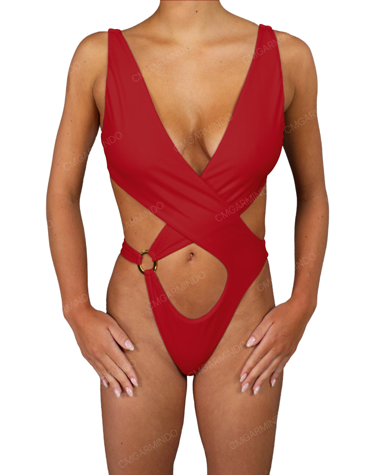 Cross Front One Piece