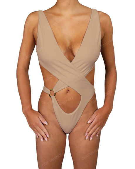 Cross Front One Piece