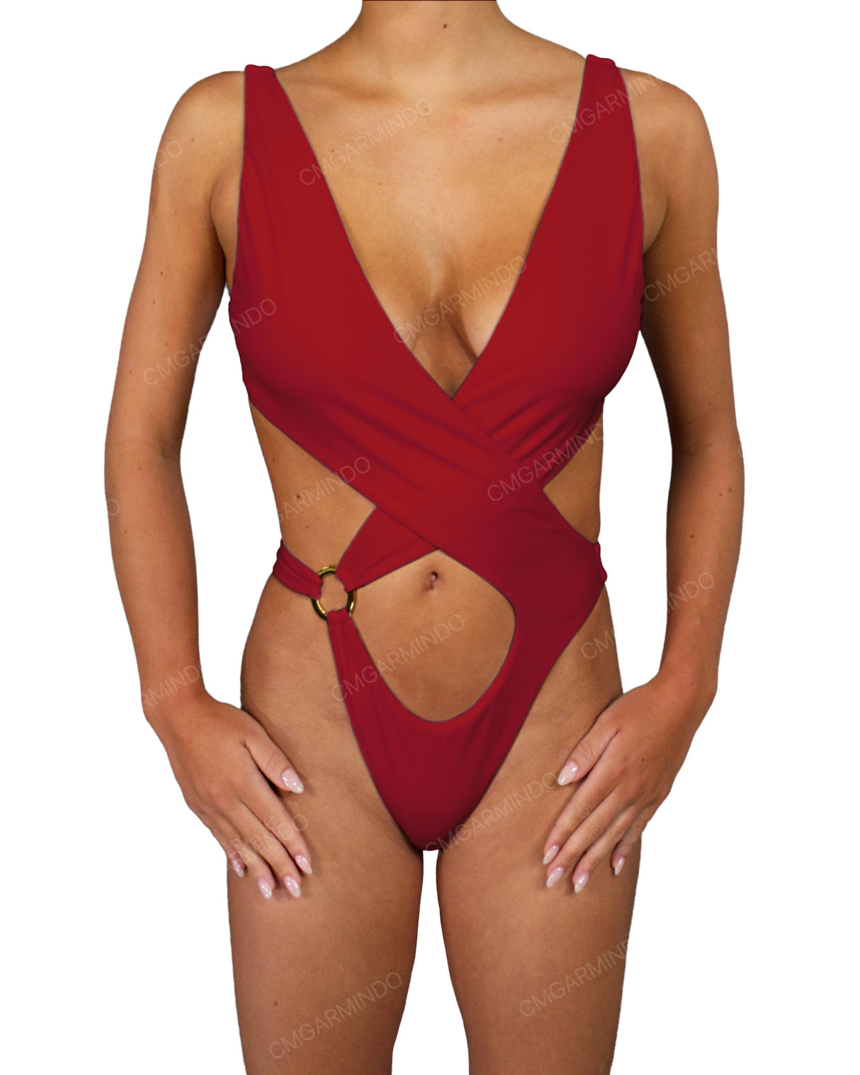 Cross Front One Piece