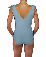 V-Neck Shoulder Tie One Piece
