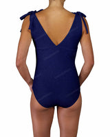 V-Neck Shoulder Tie One Piece