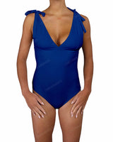 V-Neck Shoulder Tie One Piece
