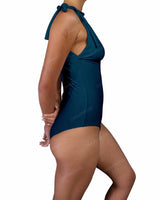 V-Neck Shoulder Tie One Piece