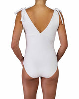V-Neck Shoulder Tie One Piece