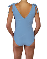 V-Neck Shoulder Tie One Piece